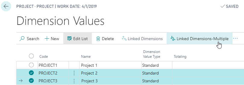 Dimension Values multiple